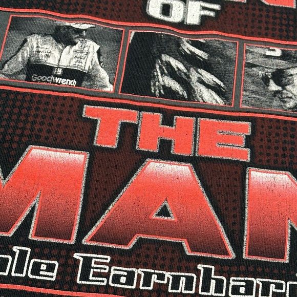 Vintage Dale Earnhardt Sr Shirt Mens Medium Black Winners Circle Hall Of Fame - Picture 13 of 15